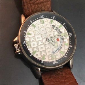 Disney Time Works Swing Glowing Date Watch